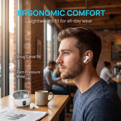 Kuaguo 895B Bluetooth Kulaklık Kablosuz Yüksek Ses Kalitesi Dijital Göstergeli S510 Spor Oyun Kulaklığı Uzun Pil Ömrü - 3