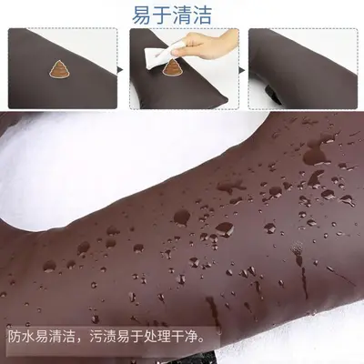Multifunctional Toilet Seat Cushion, Toilet Cover with Pressure Relief, Thickened Waterproof, Easy-to-Clean Toilet Seat Cushion Ring for Elderly Use