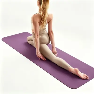 Non-Slip Yoga Mat, Natural Rubber, Dry and Wet Anti-Slip - 5