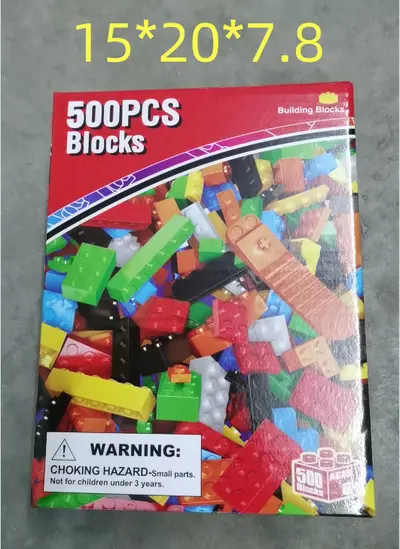 Küçük Parçalı Yapı Blokları 1000 Parça, Çoklu Marka Uyumlu, Renkli Kutu - 10