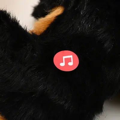 Electric Plush Robot Dog with Music, Walks, Barks and Wags Tail, Sensor