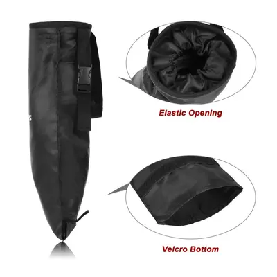 Rear seat storage bag, car trash bin, foldable - 3