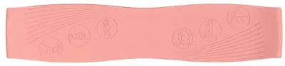 Yoga Resistance Band for Leg Strength Training, 100% Natural Silicone Elastic Band - 12