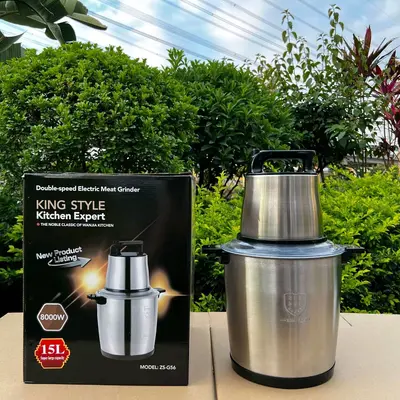 Fufumachine 12L çok amaçlı mikser, paslanmaz çelik, kıyma ve sebze doldurma - 5