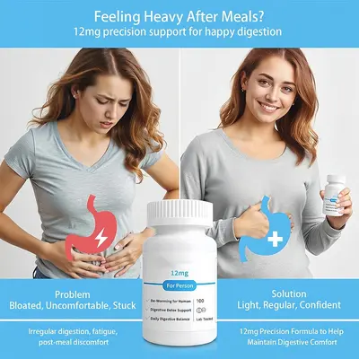 Probiotic Gut Health Tablets 100 Pieces with Fish Oil and Vitamins - 4