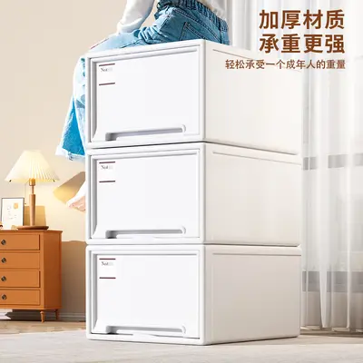 Drawer storage box, transparent, large capacity