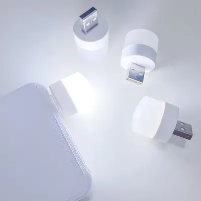Yeni ve benzersiz USB lamba mini USB gece lambası yuvarlak taşınabilir taşınabilir lamba dizüstü usb arayüzü lamba toptan