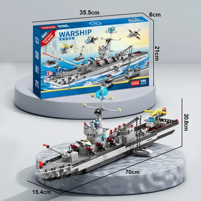 LEGO-kompatible Bausteine, Liaoning Flugzeugträger Militärmodell - 7