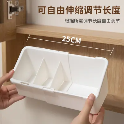 Bathroom Storage Box Retractable Mirror Cabinet - 2
