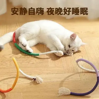 Katzen-Kauseil mit Gallapfel-Design zur Zahnpflege - 4