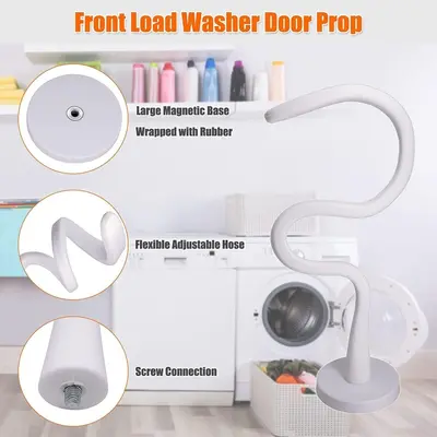 Magnetic washing machine door holder, strong magnet silicone snake-shaped holder