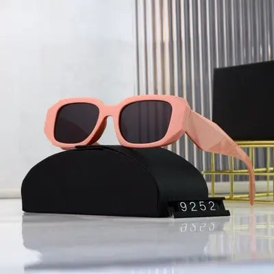Retro-Sonnenbrille mit eckigem Rahmen, Unisex, Modell 9252 - 10