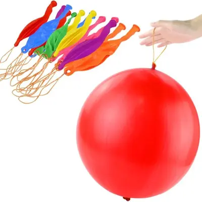 Elastischer Prallball, verdickter Latex, mehrfarbig, Kinder-Handprallball - 9