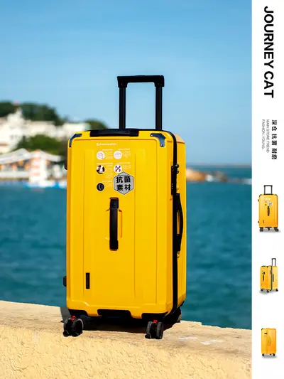 Reisekoffer mit Zahlenkombination für Herren, große Kapazität, leise Universal-Rollen, verstärkte Reißverschlüsse, Trolley-Tasche für Damen, 28 Zoll.
