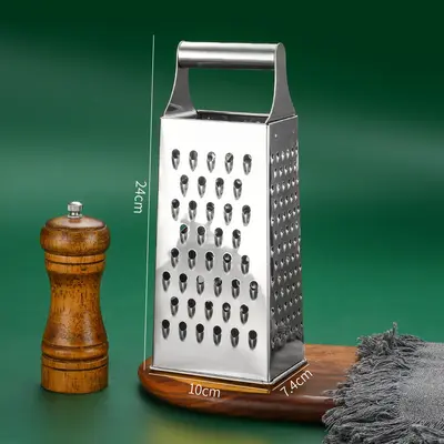 Vierseitiger Edelstahl-Gemüsehobel mit Ständer - 8