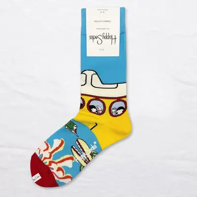 Happy Sock kadın orta boy karikatürlü çorap, akademik tarz - 13