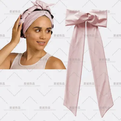 Sınır Ötesi Yeni Model Isısız Saç Dalgalandırma Bandı Saça Zarar Vermeyen Tembel Uyku Saç Dalgalandırma Mucizesi Cildi Sevimli Yüksek Elastik Yoga Saç Bandı Kadın - 8