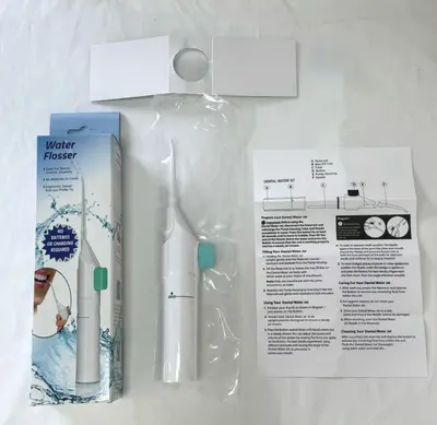WATER FLOSS Taşınabilir Diş Duşu, Manuel ve Seyahat Modeli - 7