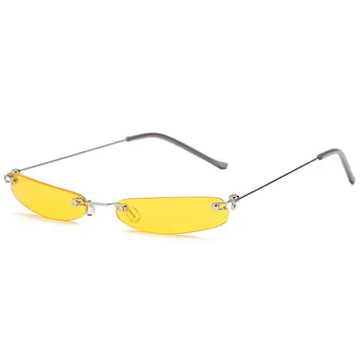 Unisex Sonnenbrille mit kleinem eckigem Rahmen - 8