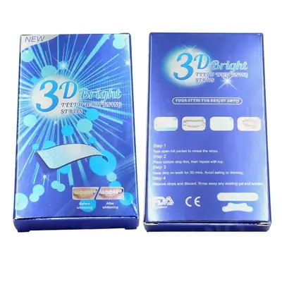 3D Teeth Whitening Strips, Transparent - 5