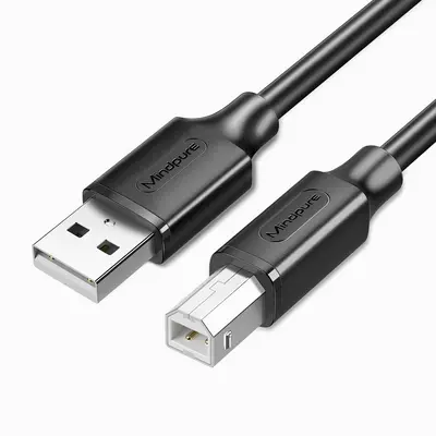 Luxun USB printer cable pure copper core printer PVC eco-friendly double shielded high speed square USB 2.0 data cable