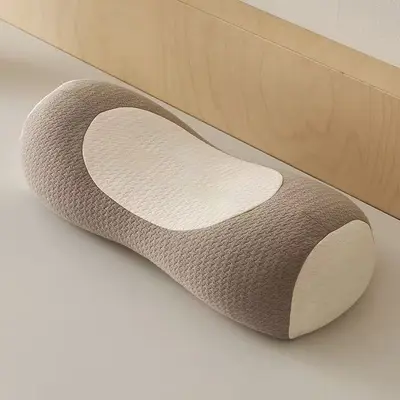 Buckwheat Hull Pillow Cervical Spine Support Sleep Pillow Yuanbao Hard Pillow Core Adult Household Cylindrical Buckwheat Pillow Wholesale - 11