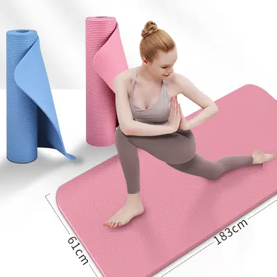 Yoga matı, başlangıç seviyesi, ses yalıtımlı, darbe emici, kaymaz, kalın - 2