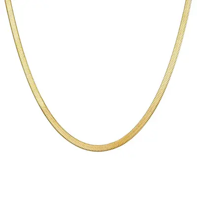 Double-layer snake chain necklace titanium steel - 7
