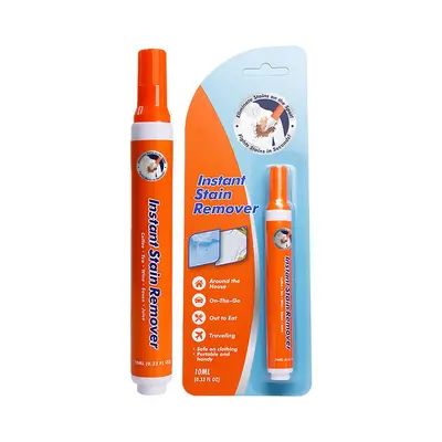 [Dropshipping] No-wash stain remover pen for white clothes, removes oil stains, hot pot, barbecue, blood stains, jam, and mid-stain residue from dry cleaning agents.