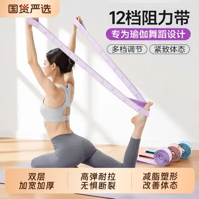 Yoga dijital direnç bandı, segmentli pilates gerdirme bandı - 2