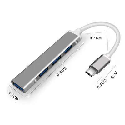 One to Four USB 3.0 Docking Station Multi-Interface Splitter Adapter USB Type-C Laptop Docking Station - 10