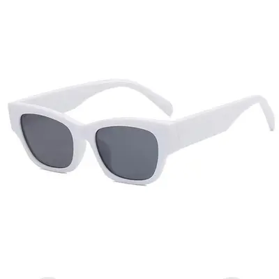 Women's Square Sunglasses, Dopamine Colors, Small Size - 12