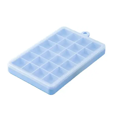Silikon-Eiswürfelform mit großem Fassungsvermögen, abnehmbarem Deckel, leicht zu entformen, für Tiefkühlkost, Lebensmittelqualität – direkt vom Hersteller