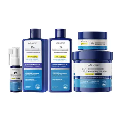 KORMESIC Smooth Silky Hair Care Shampoo, Gentle Cleansing