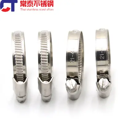 Stainless Steel German-Style Hose Clamp 9mm 12mm, 201 304 316
