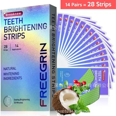 Coconut Oil Teeth Whitening Strips, Stain Remover