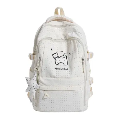 Herbst-Neukollektion Cartoon niedliche hochwertige Nylon großvolumige Rucksack für Schüler der Mittel- und Oberstufe Damen Pendler Doppelschulter-Rucksack - 10