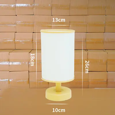 Scandinavian Fabric USB Table Lamp with Remote Control LED Night Light - 8
