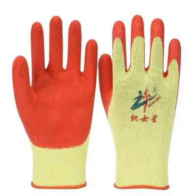 Vega Work Gloves, Dip Rubber Coated, Non-Slip, Cut-Resistant