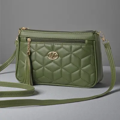 Tassel Soft Leather Women's Shoulder Bag, Large Capacity Crossbody Bag - 9