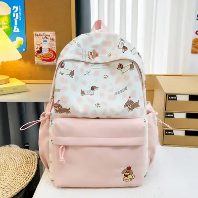 Cute Cartoon Backpack for High School Students, Large Capacity - 7