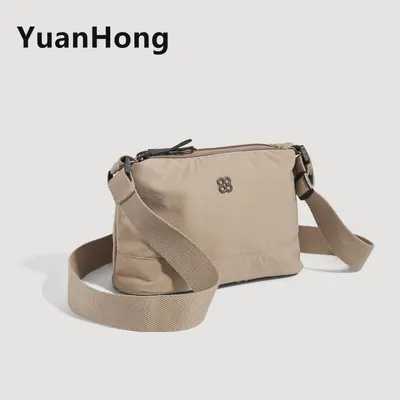 2025 New Japanese Style Large Capacity Daily Small Square Bag Daily Solid Color Simple Luxury Crossbody Bag
