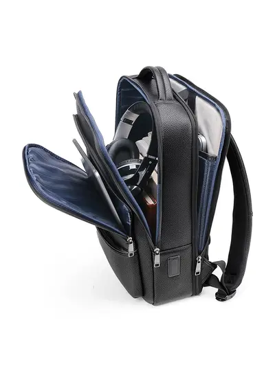 Men's business backpack, large capacity, daily laptop backpack - 5