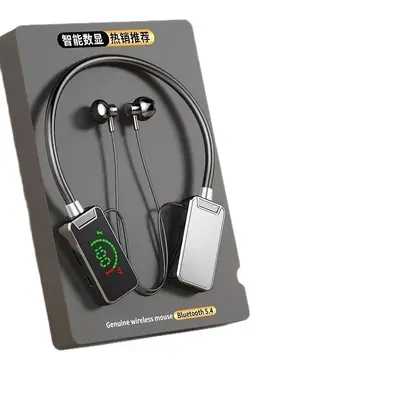 2026 Boyun Askılı Bluetooth Kulaklık K-Şarkı Dijital Gösterge Kart Takmalı Süper Uzun Pil Ömrü Wireless Spor İn-Ear Bluetooth Kulaklık - 6