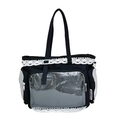 Studenten-Schultasche, Pendler-Tote-Bag, Umhängetasche, japanischer Stil, transparente Anime-Tasche, Cosplay-Tasche, Alltags-Handtasche, Schultertasche für Damen - 11