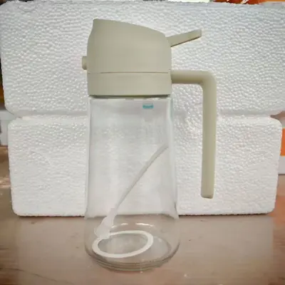Ölsprüher dickwandig großvolumig Spray- und Gießfunktion Küche Luftfritteuse Glasölsprühflasche Haushalt Zerstäuber Ölsprühkanne - 7