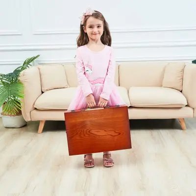 Chiyuan 174 adet ilkokul öğrencileri renkli baskı suluboya kalem boyama seti fırça mum boya ahşap kutu pigment boyama renkli kalem seti