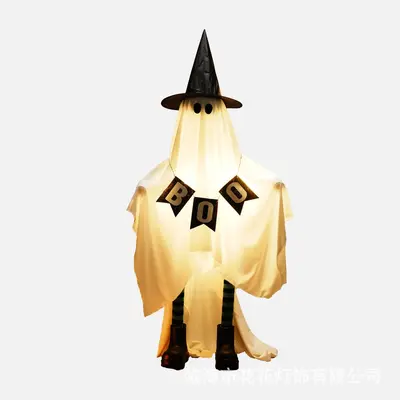 Halloween Glowing Ghost Lamp Ornament for Bar Decoration
