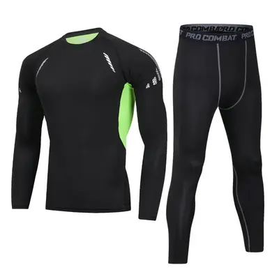 Men's Fitness Set, Compression Fit, Quick-Dry, Fleece-Lined - 11