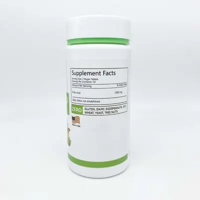 Folic Acid Vitamin Supplement Tablets